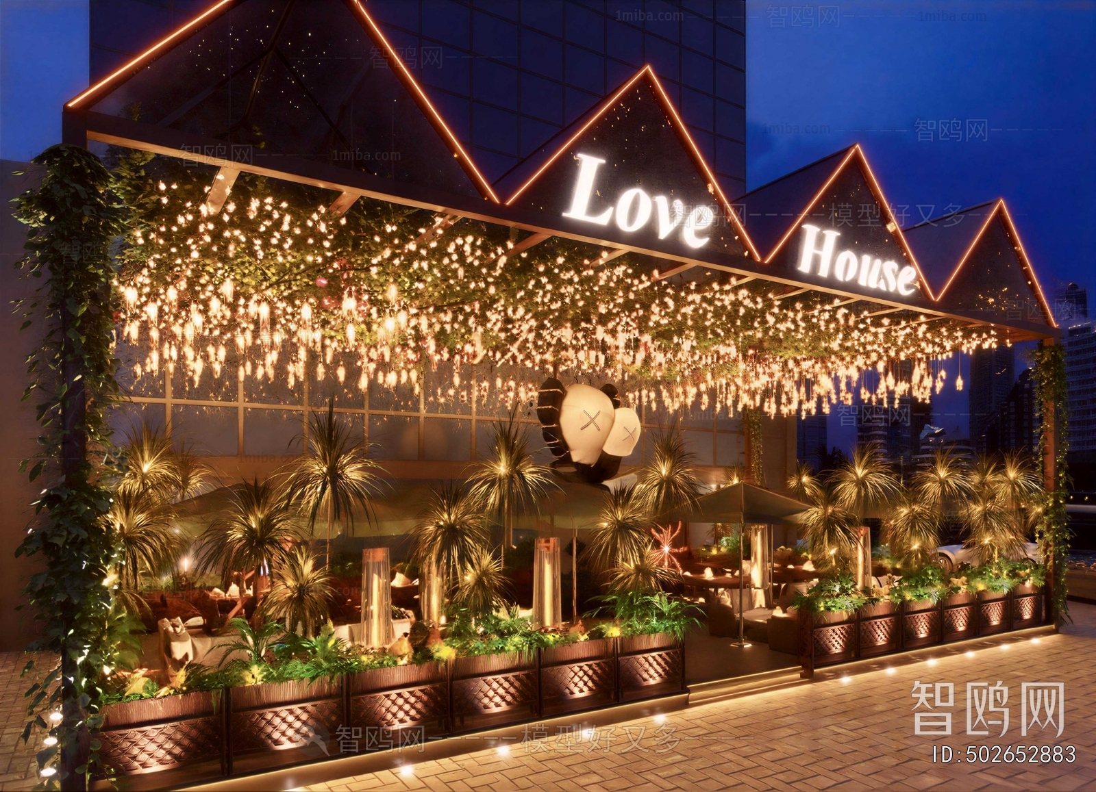 Southeast Asian Style Facade Element