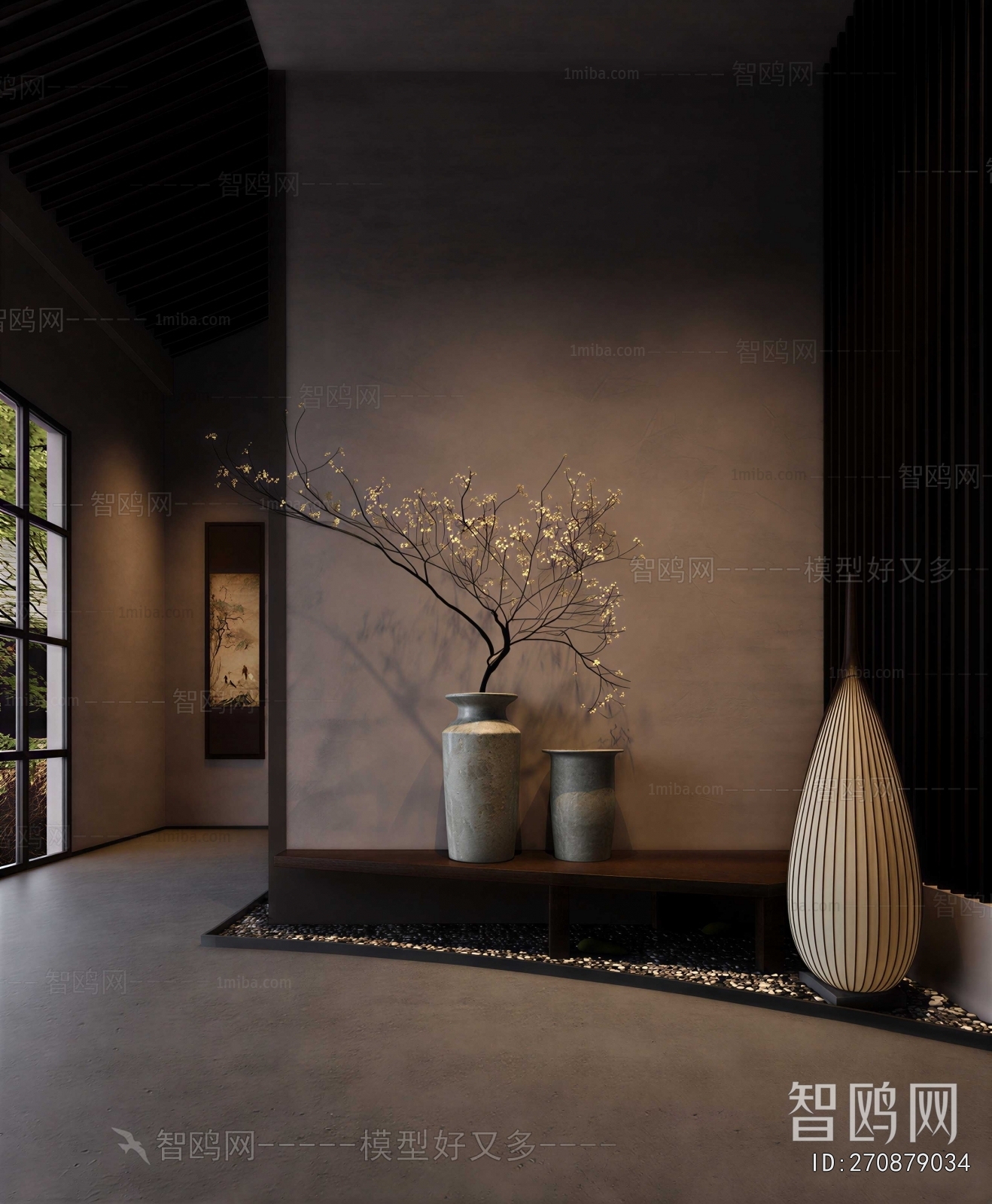 New Chinese Style Hallway