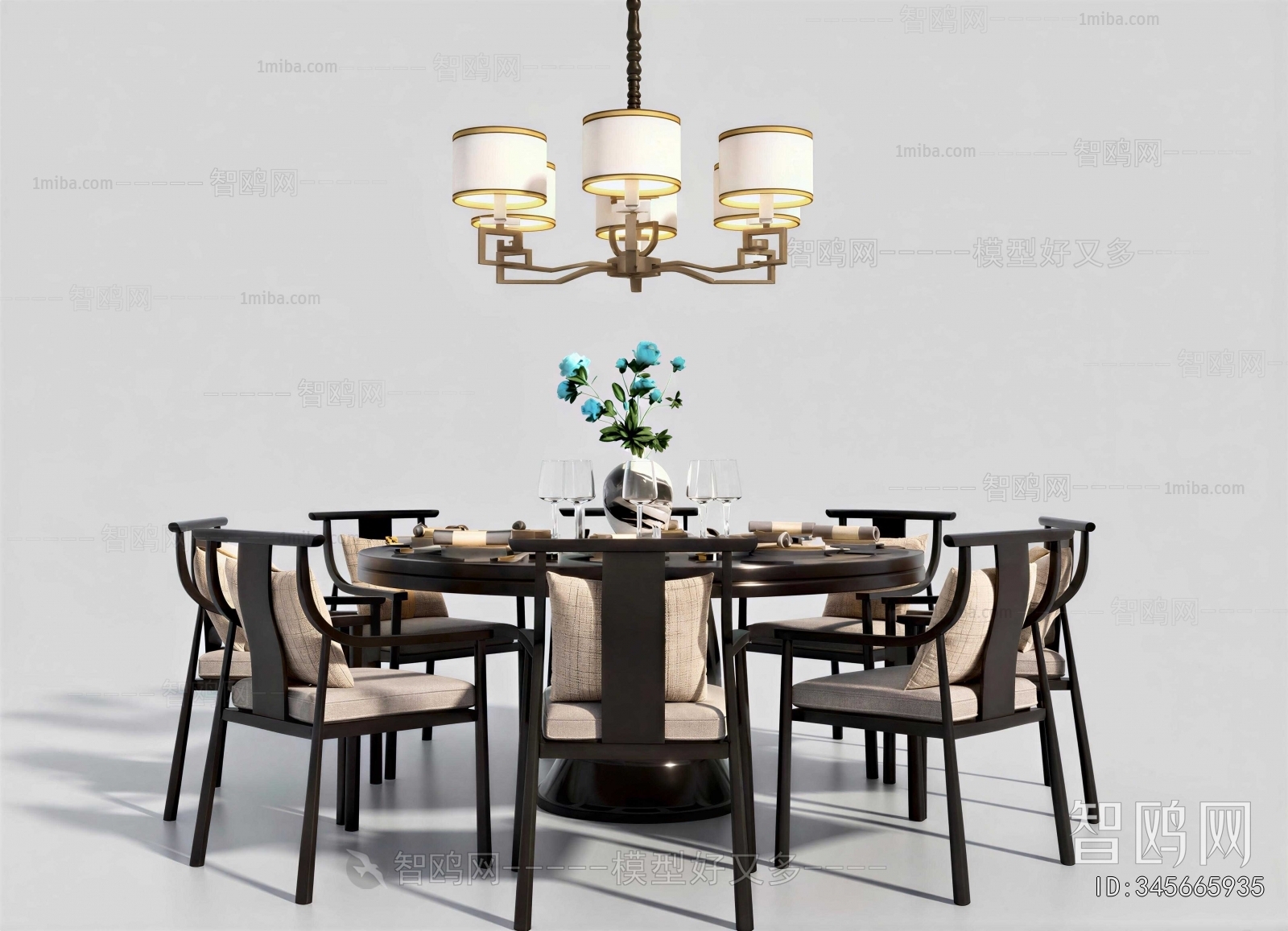 New Chinese Style Dining Table And Chairs