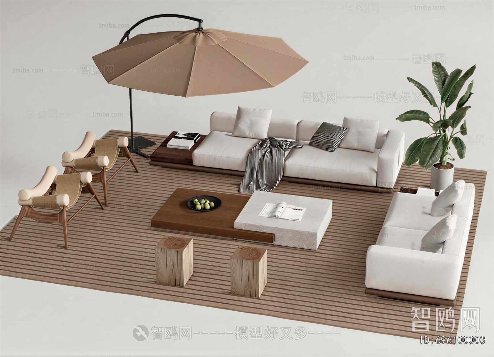 Modern Outdoor Sofa