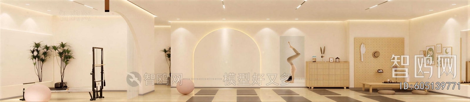 Modern Yoga Room