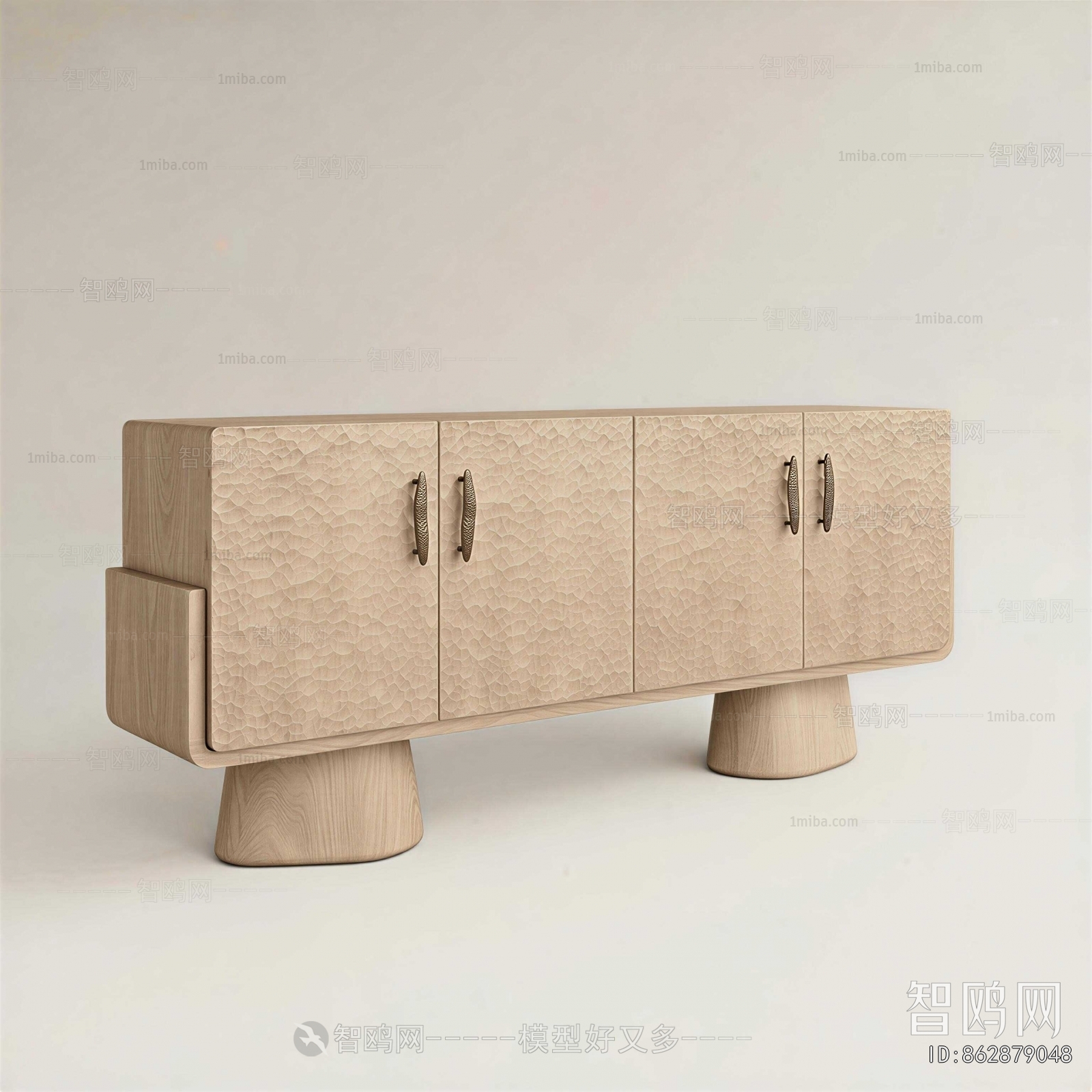Wabi-sabi Style TV Cabinet