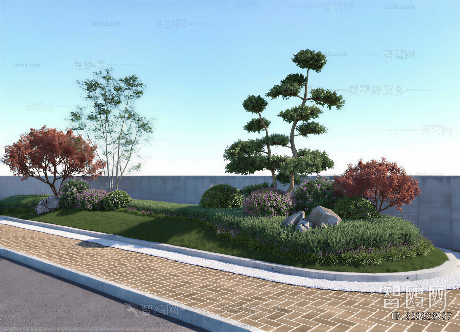 Modern Park Landscape