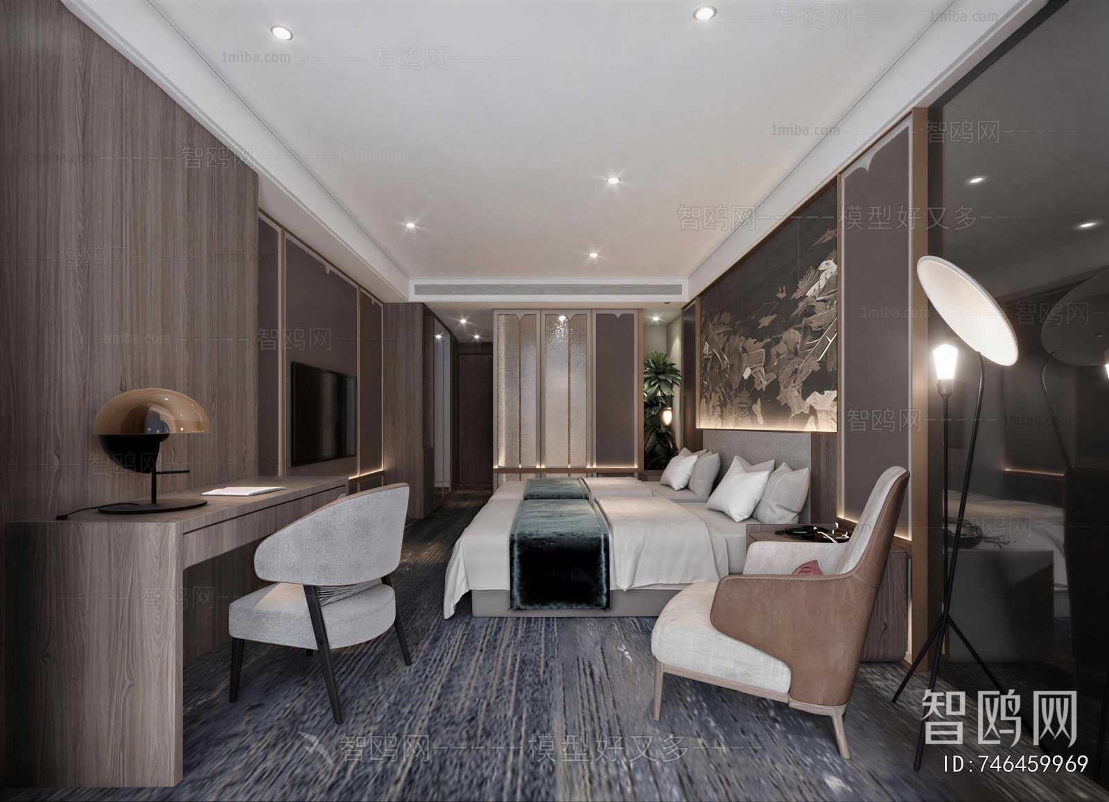 New Chinese Style Guest Room