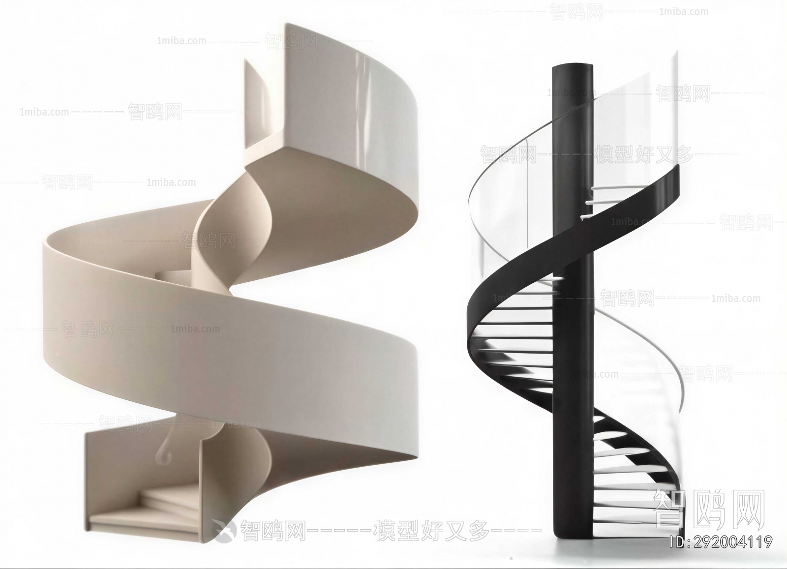 Modern Rotating Staircase