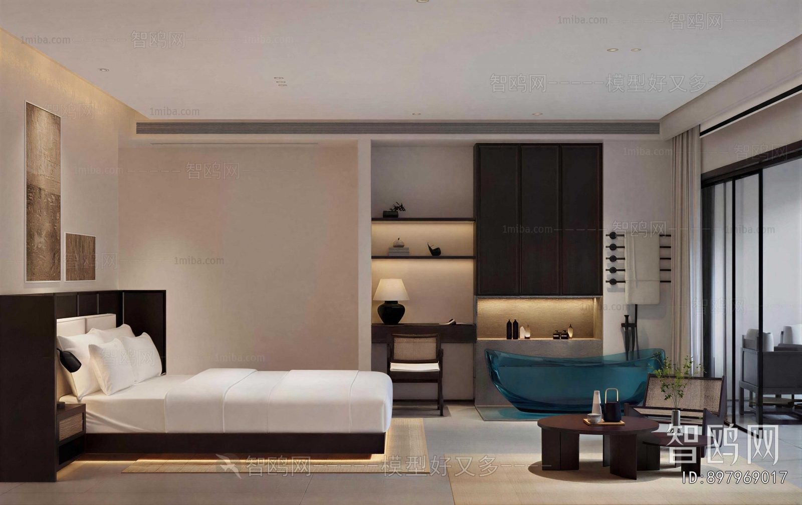 Modern Guest Room