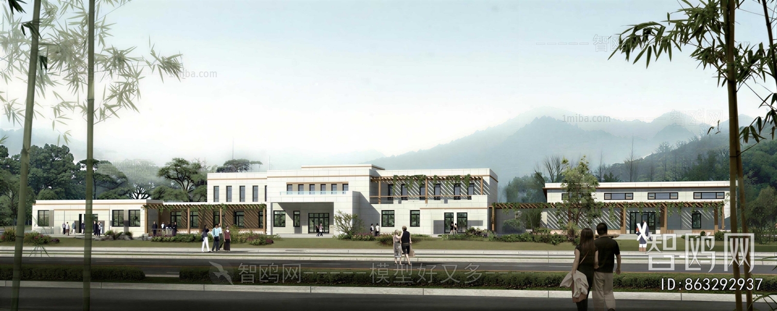Modern Appearance Of Commercial Building