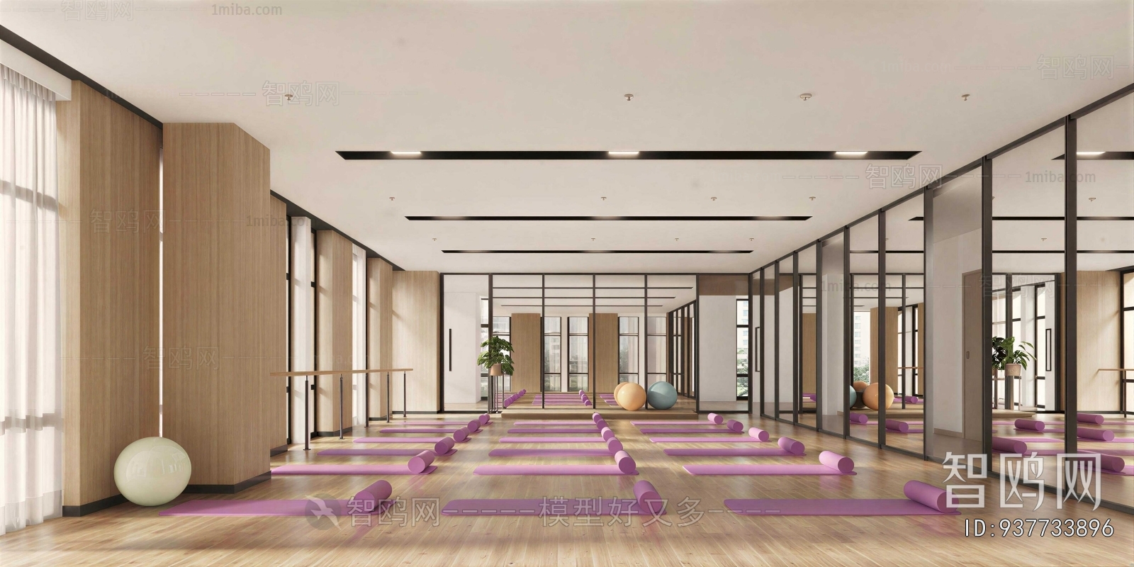 Modern Yoga Room