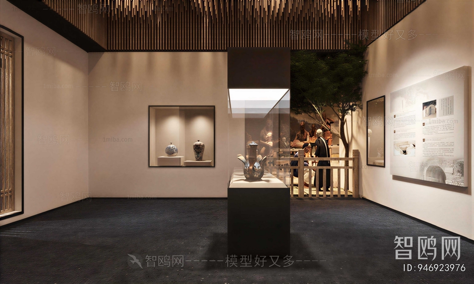 New Chinese Style Exhibition Hall
