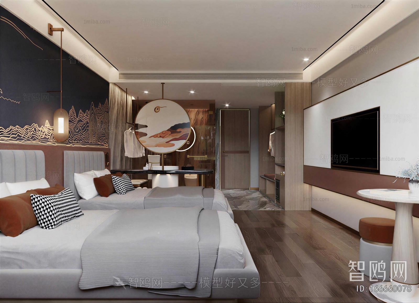 New Chinese Style Guest Room
