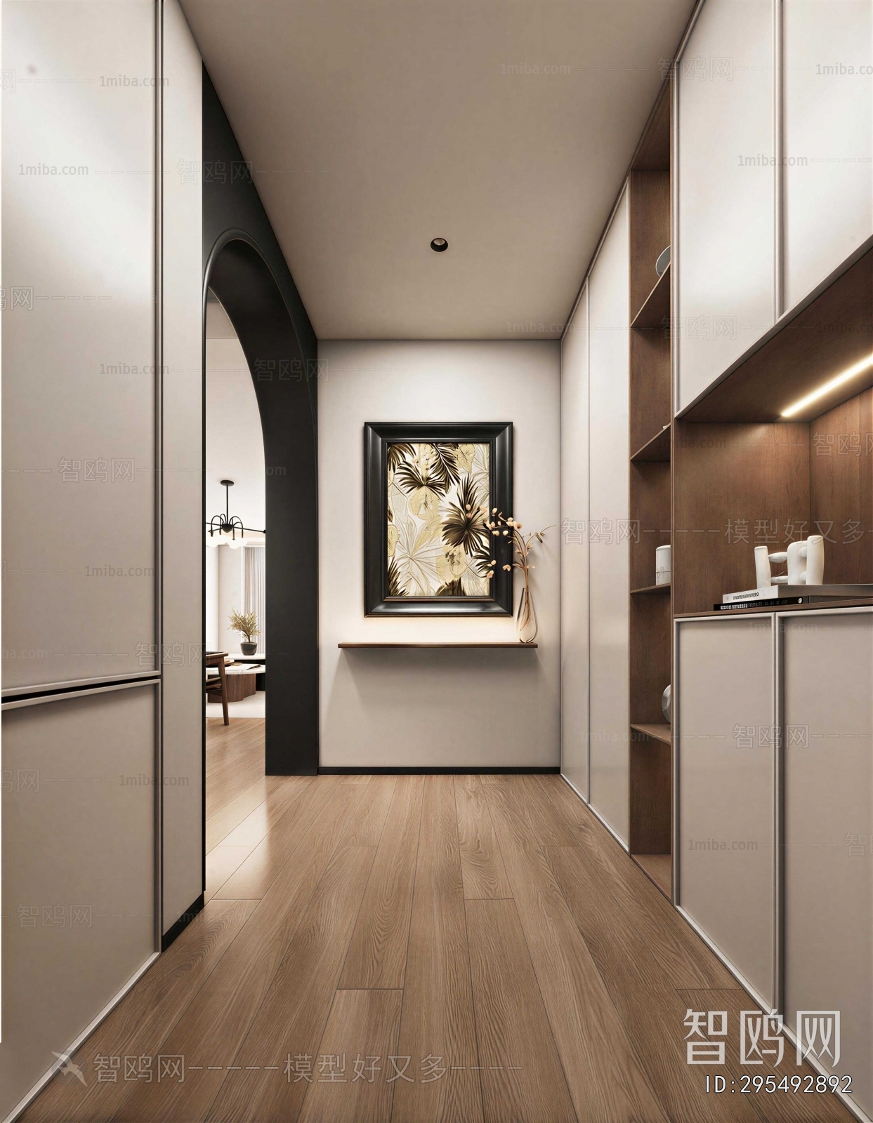 French Style Hallway
