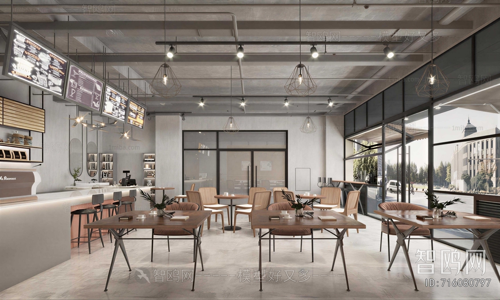 Industrial Style Cafe