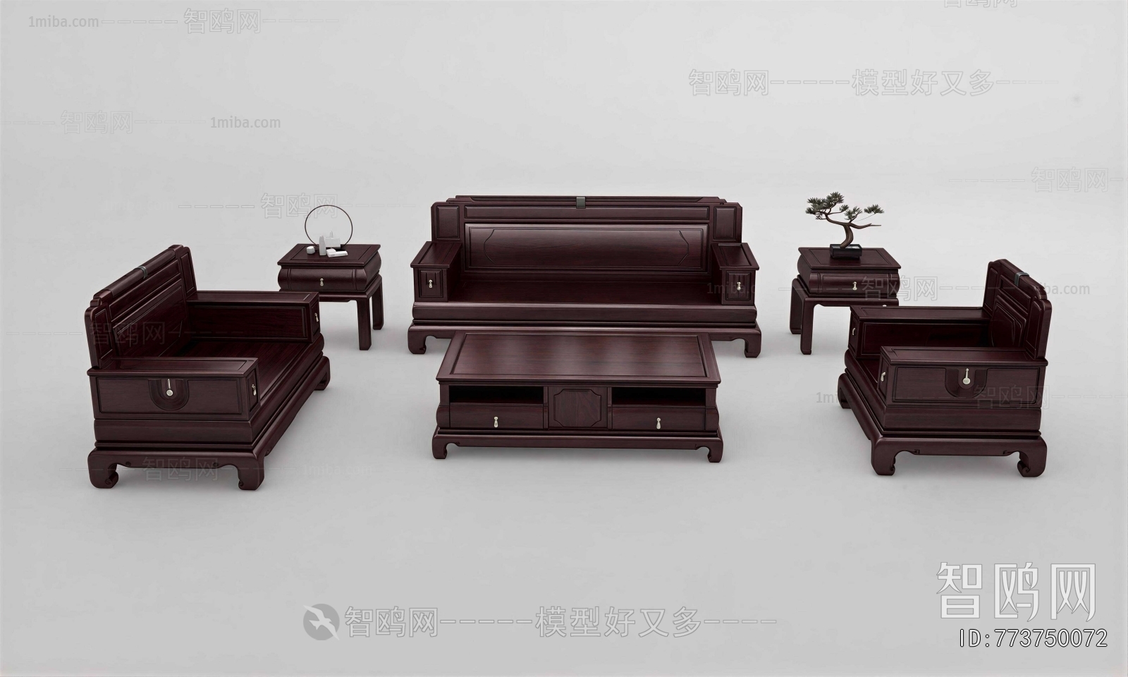 New Chinese Style Sofa Combination