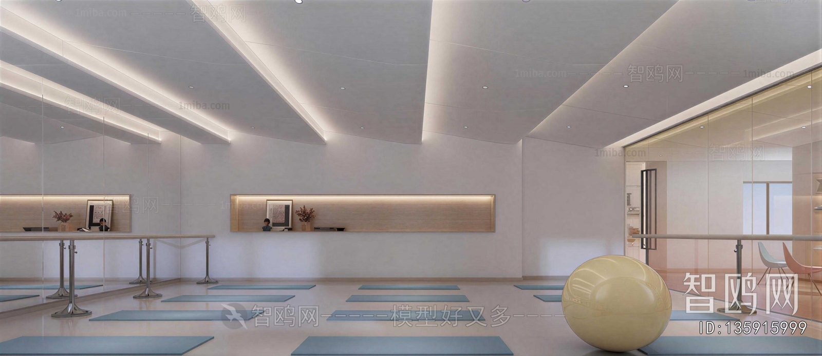 Modern Yoga Room