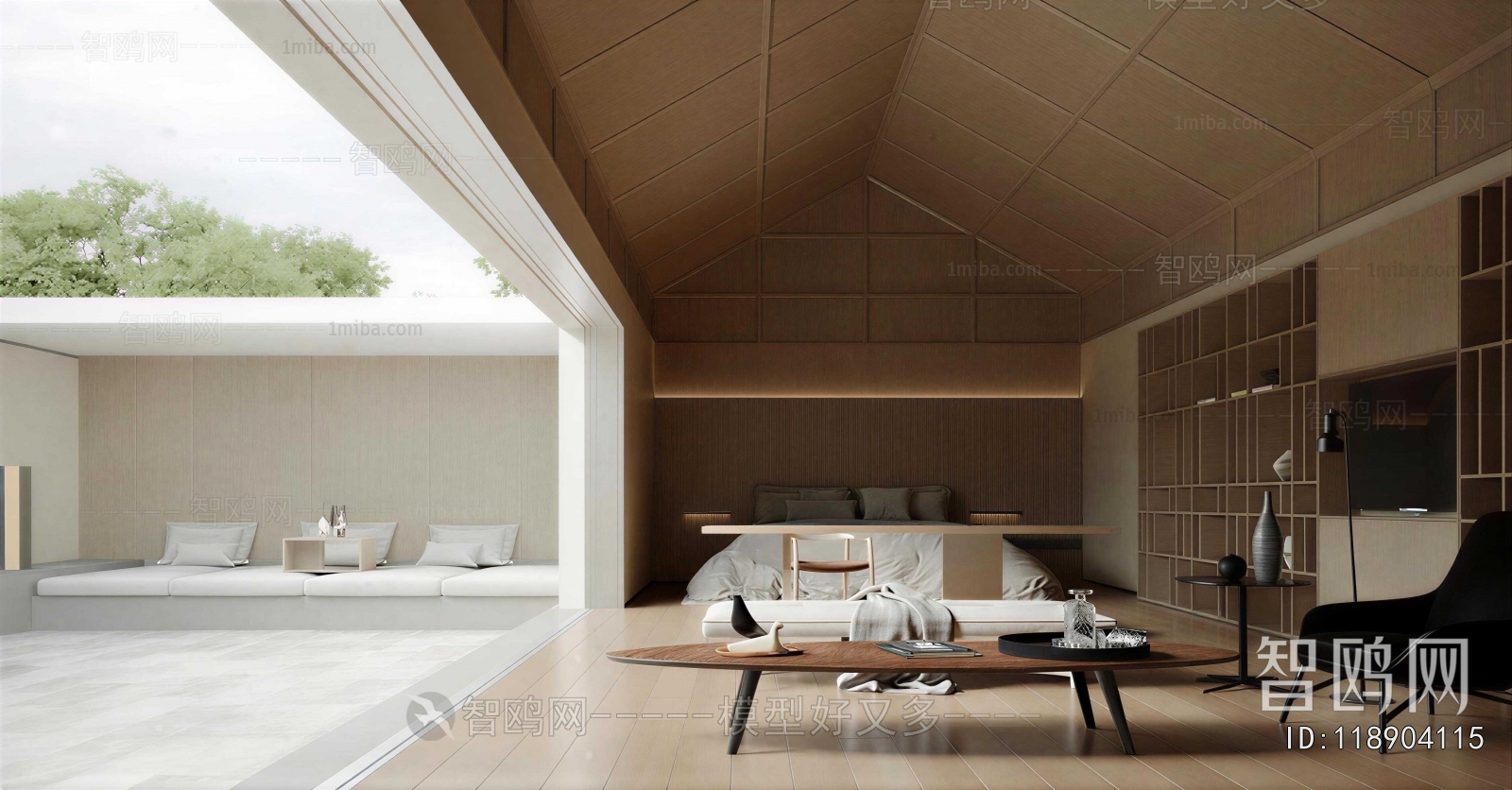 Modern Guest Room