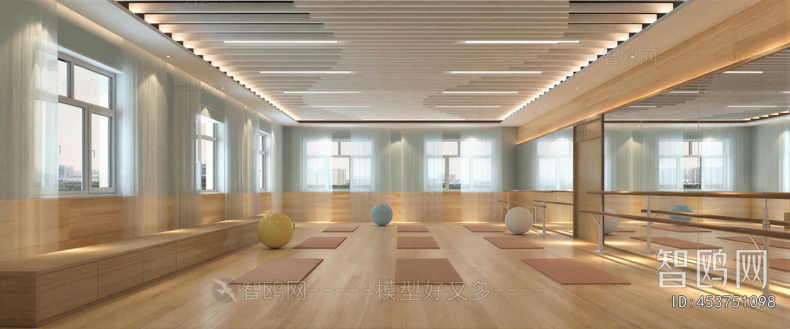 Modern Yoga Room