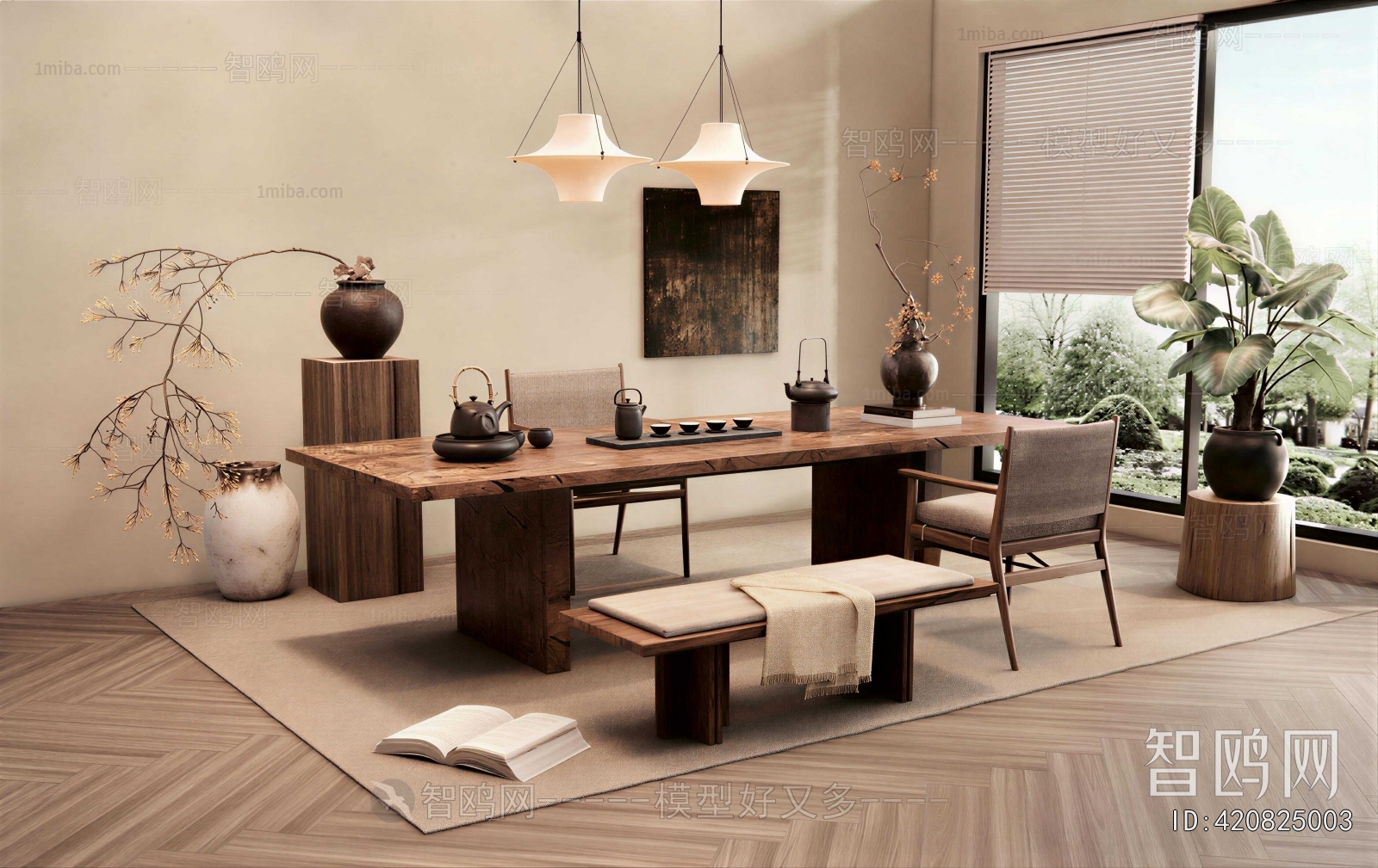 Wabi-sabi Style Tea House