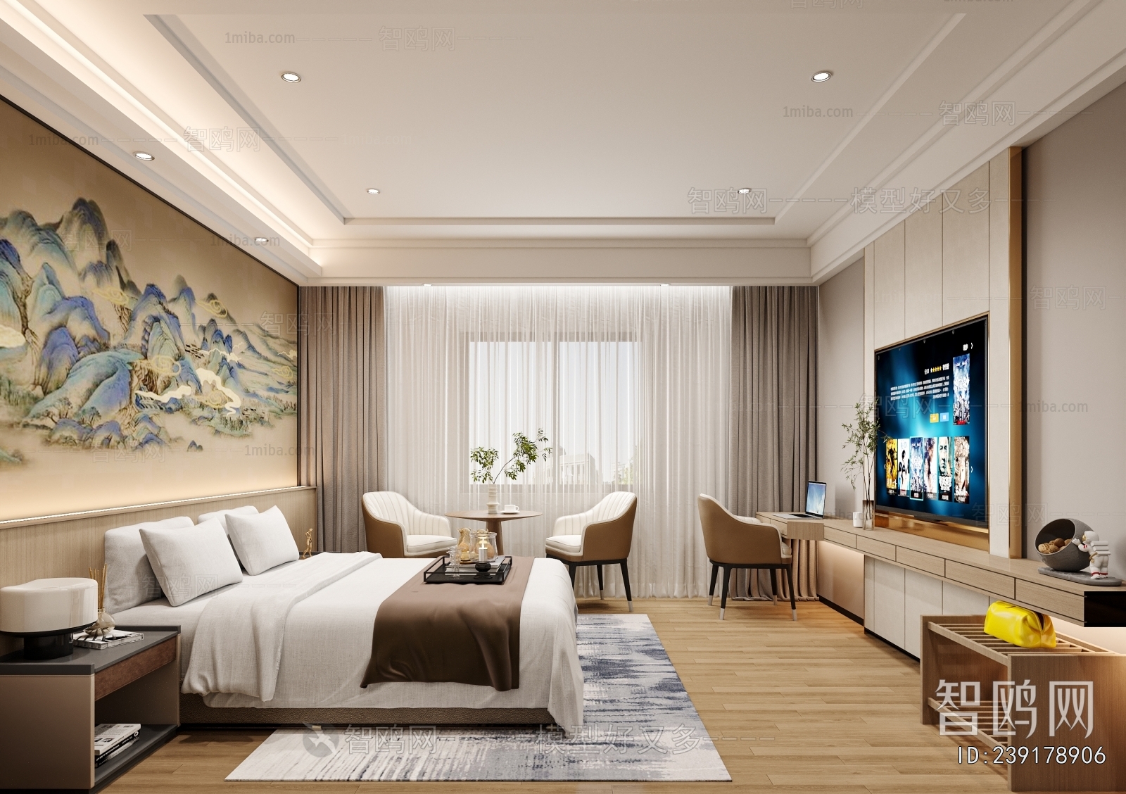 New Chinese Style Guest Room