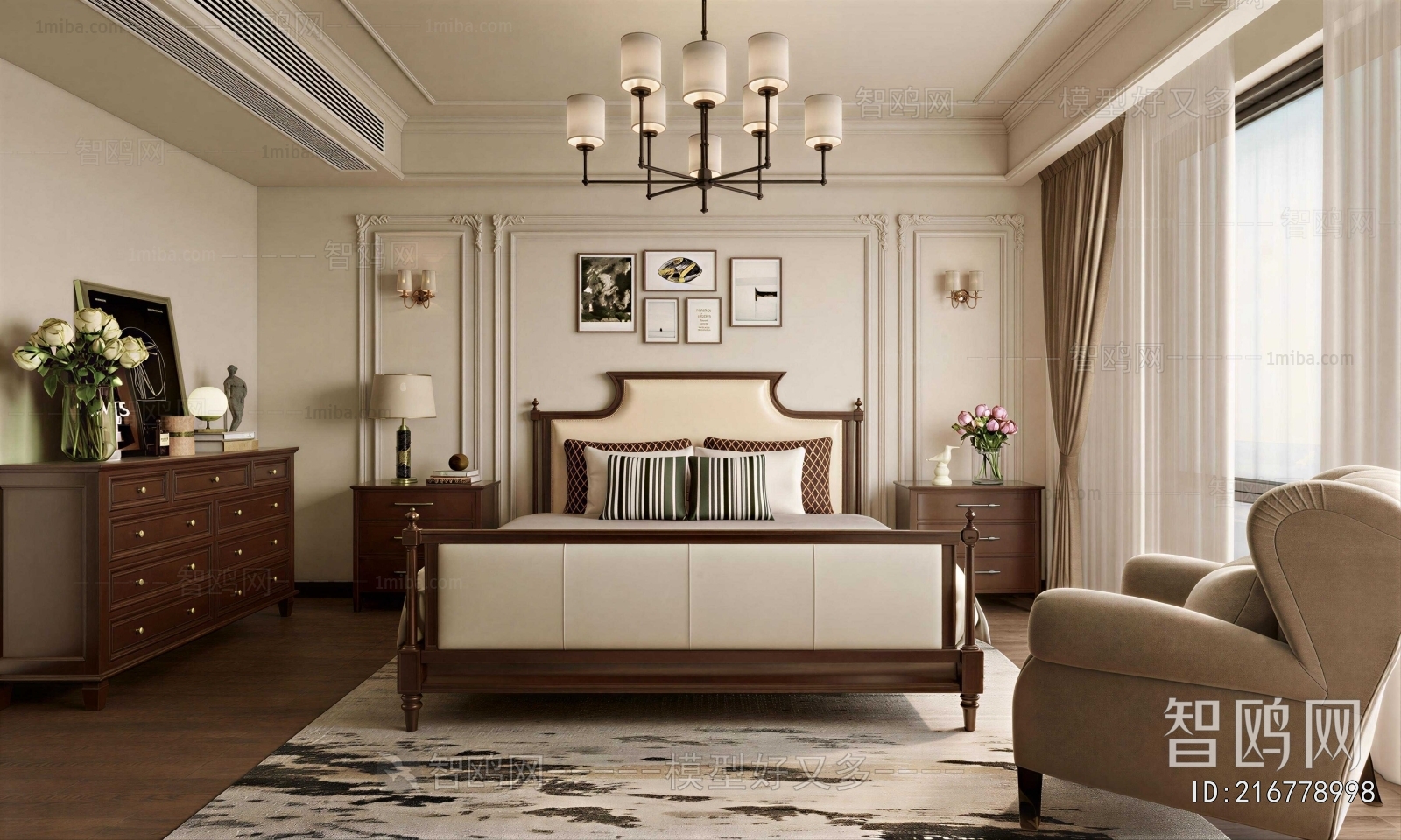 American Style Bedroom