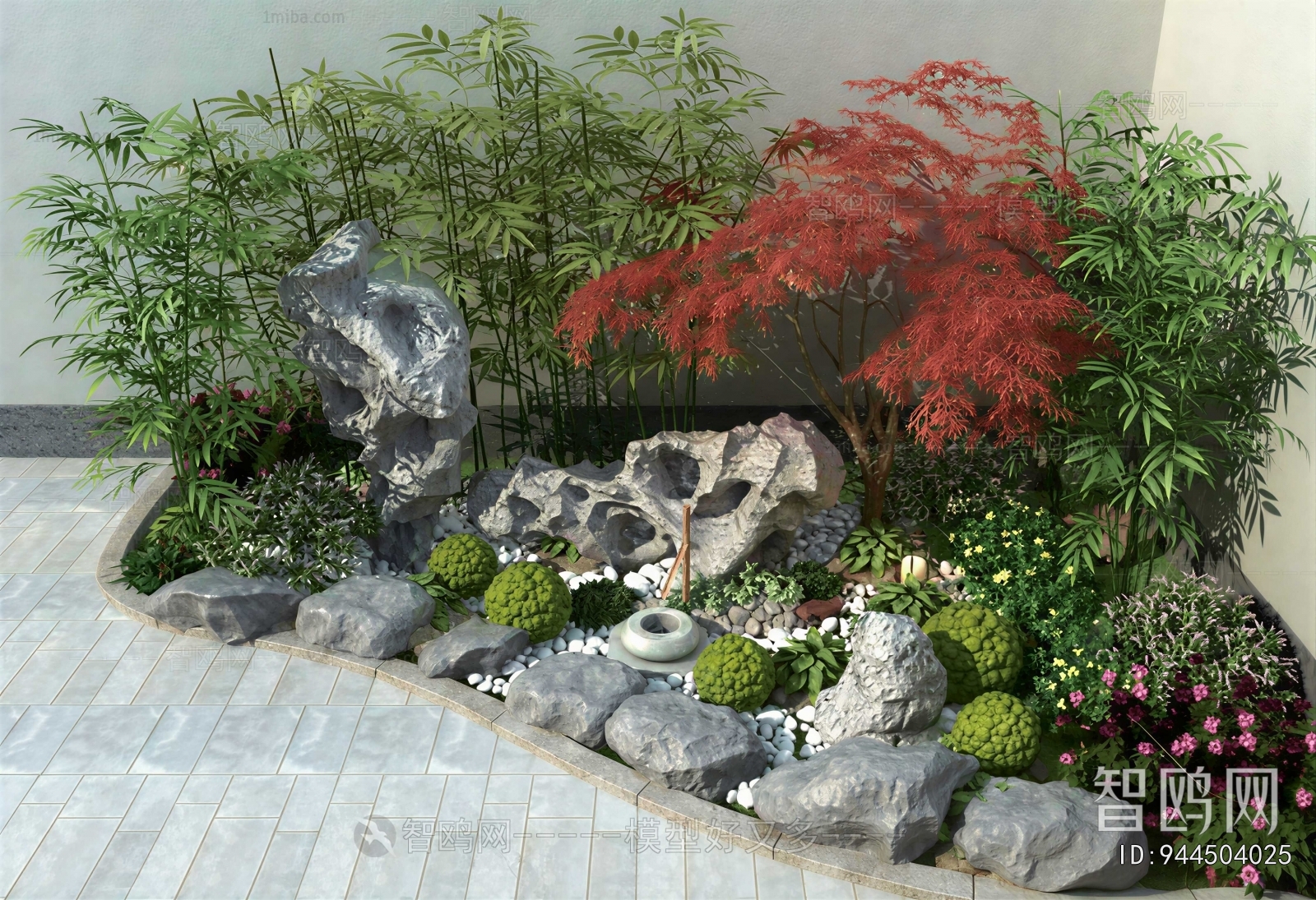 New Chinese Style Plant Landscaping