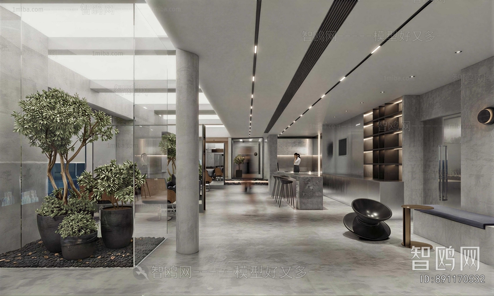 Industrial Style Office Tea Room
