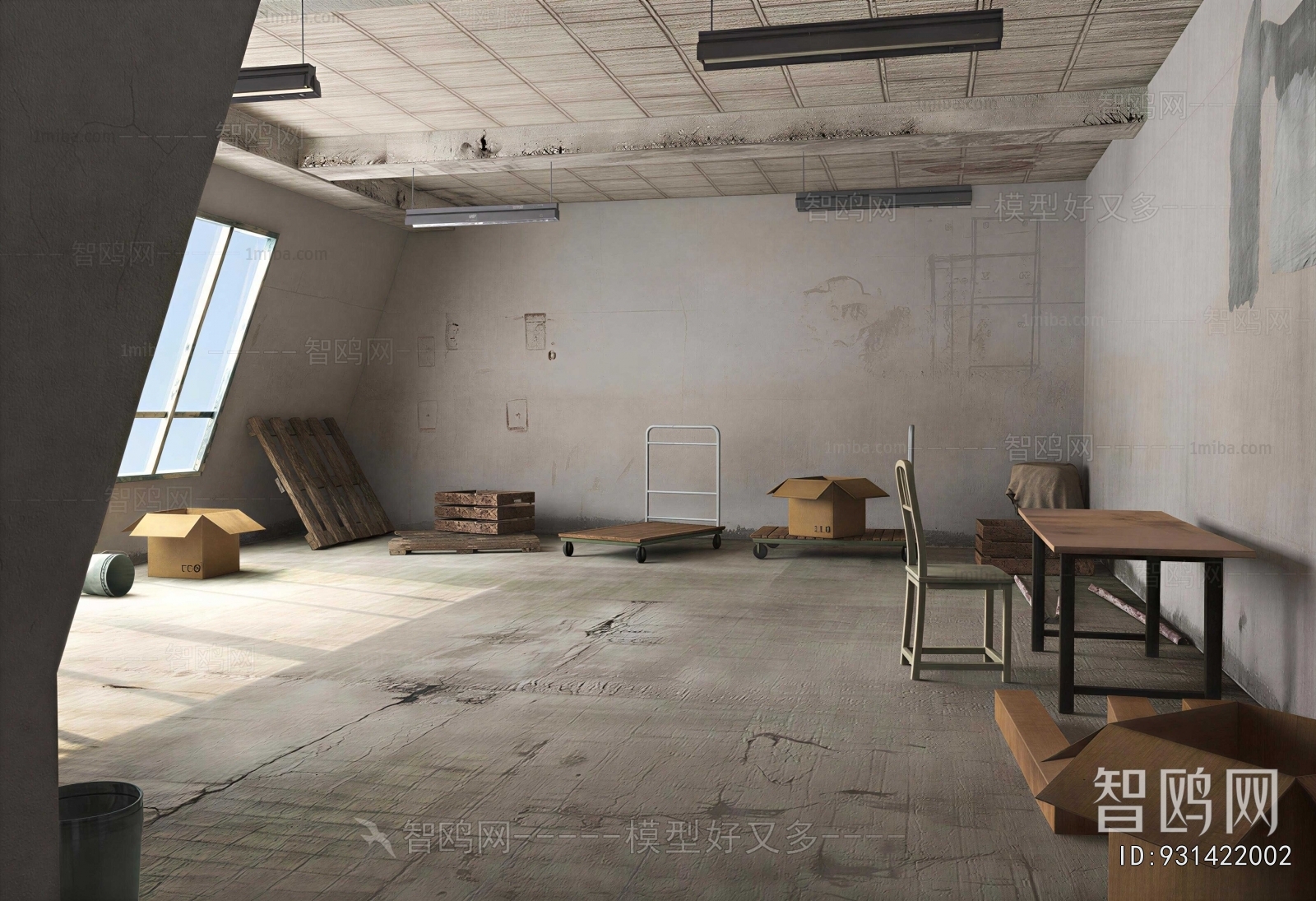 Industrial Style Factory Floor/warehouse