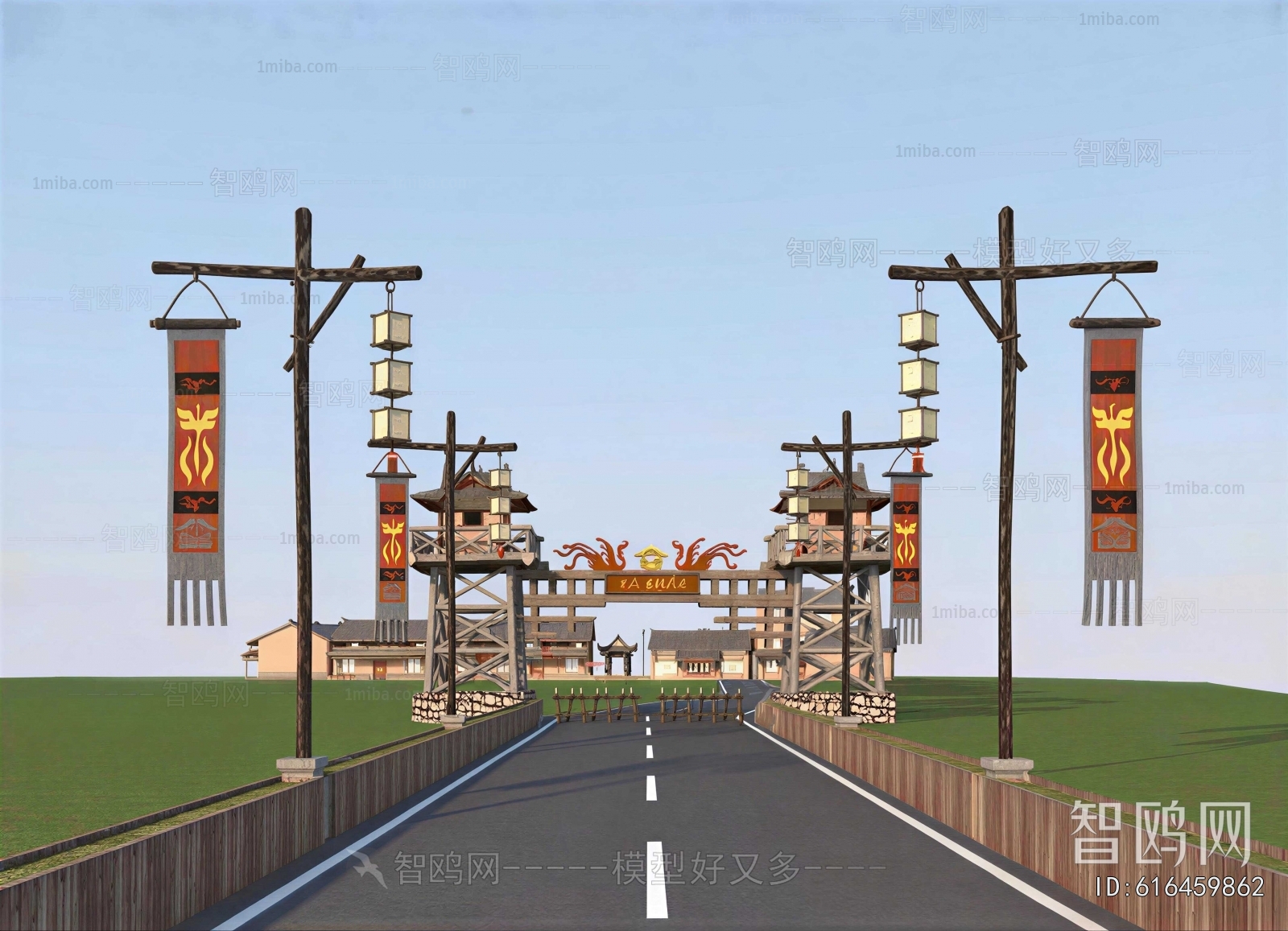 New Chinese Style Building Appearance