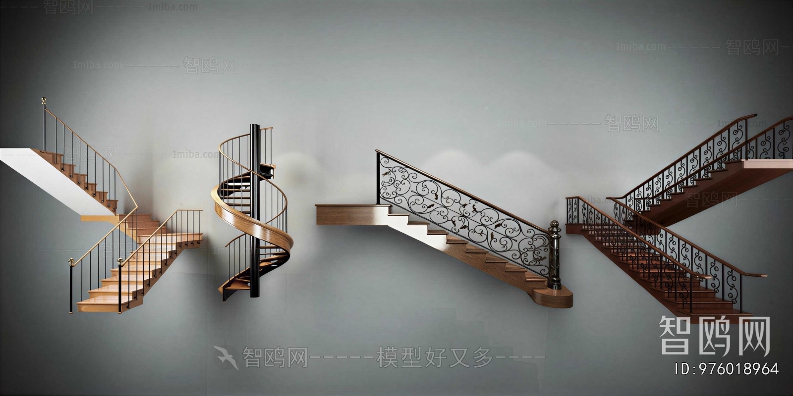 Simple European Style Staircase