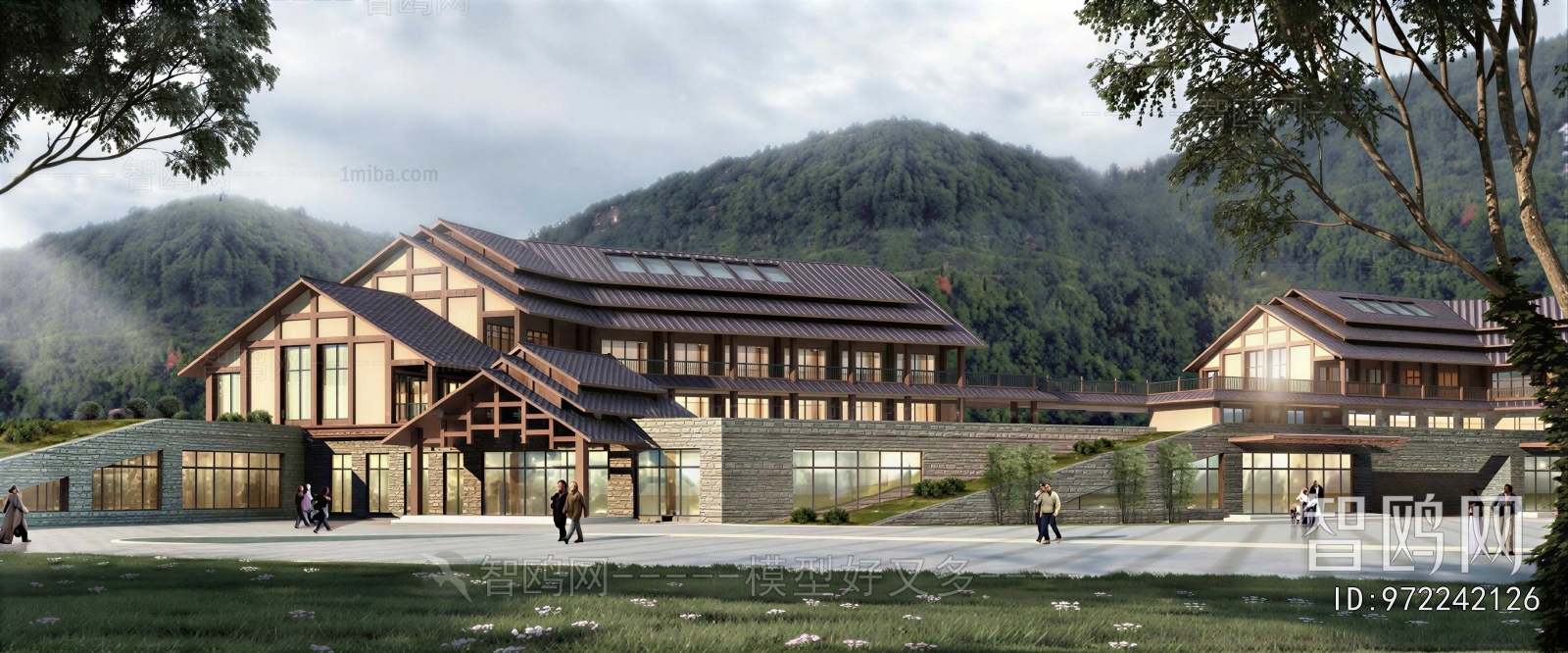 New Chinese Style Public Building