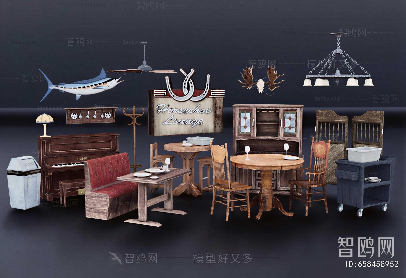 American Style Dining Table And Chairs
