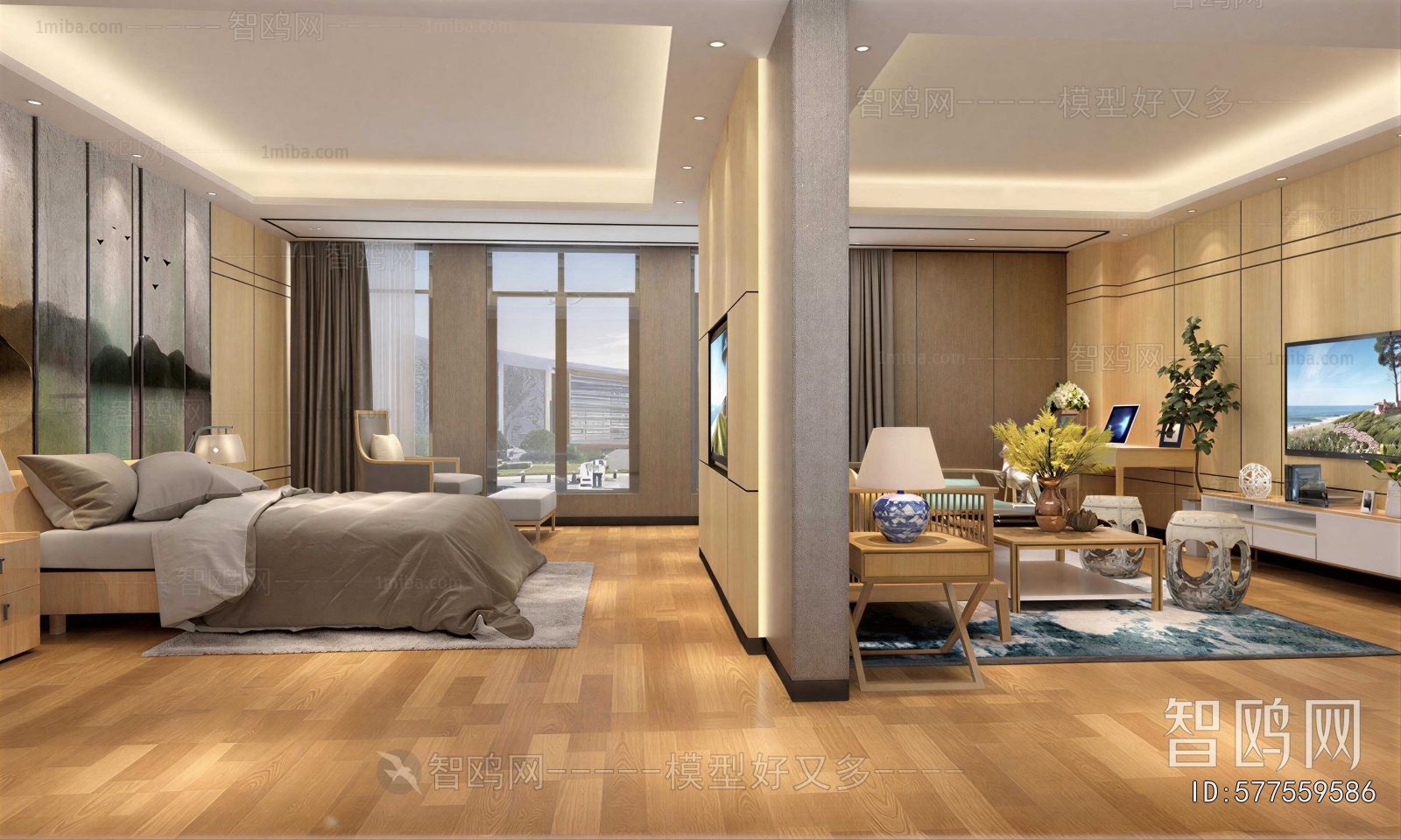 New Chinese Style Guest Room