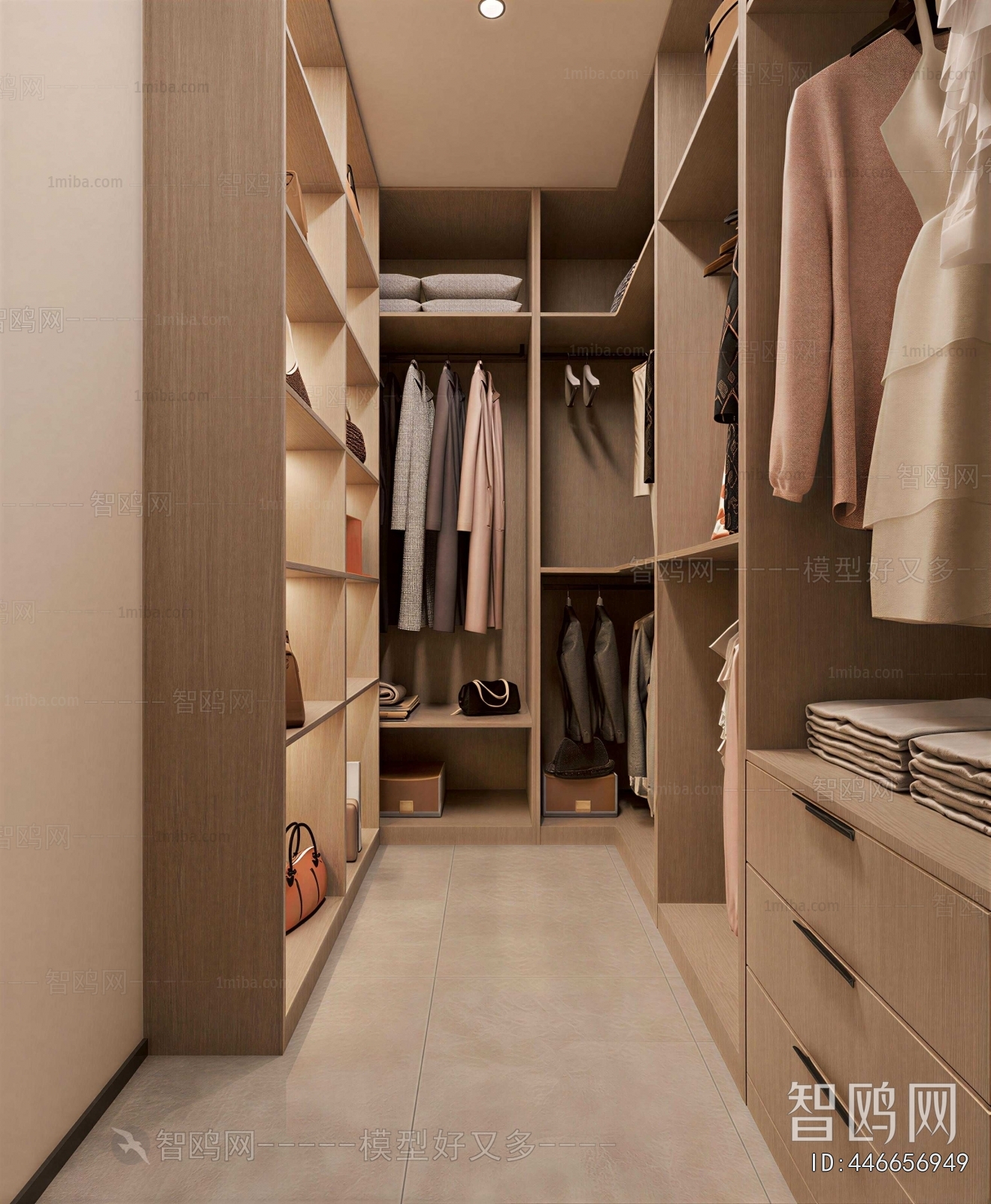 Modern Clothes Storage Area