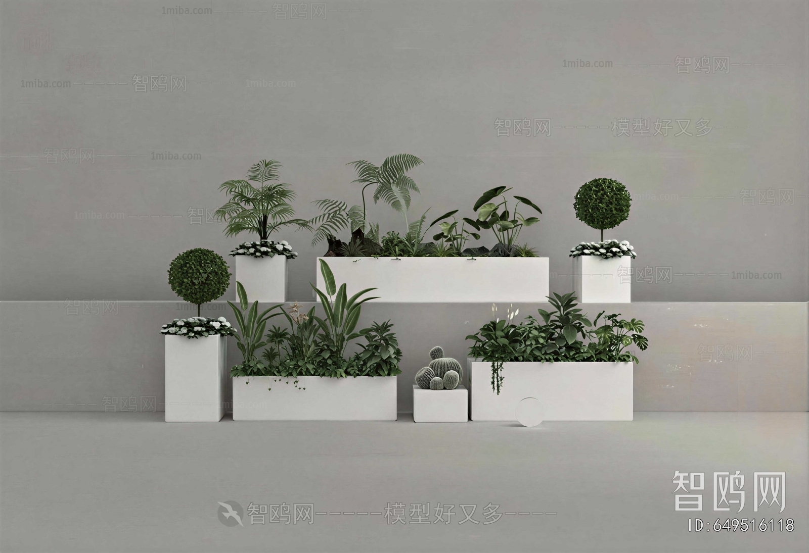 Modern Flower Bed, Flower Bowl, Flower Box
