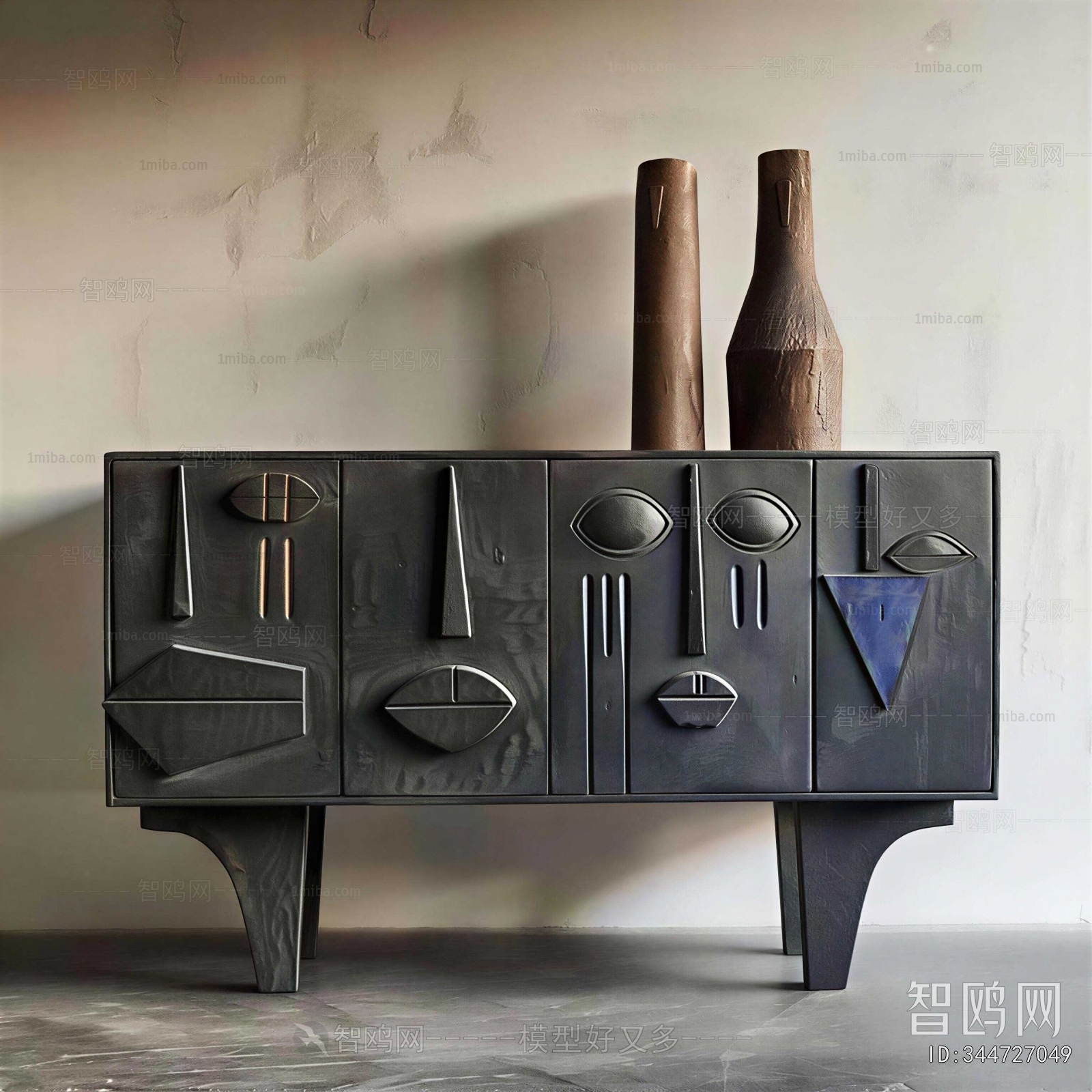 Wabi-sabi Style Entrance Cabinet