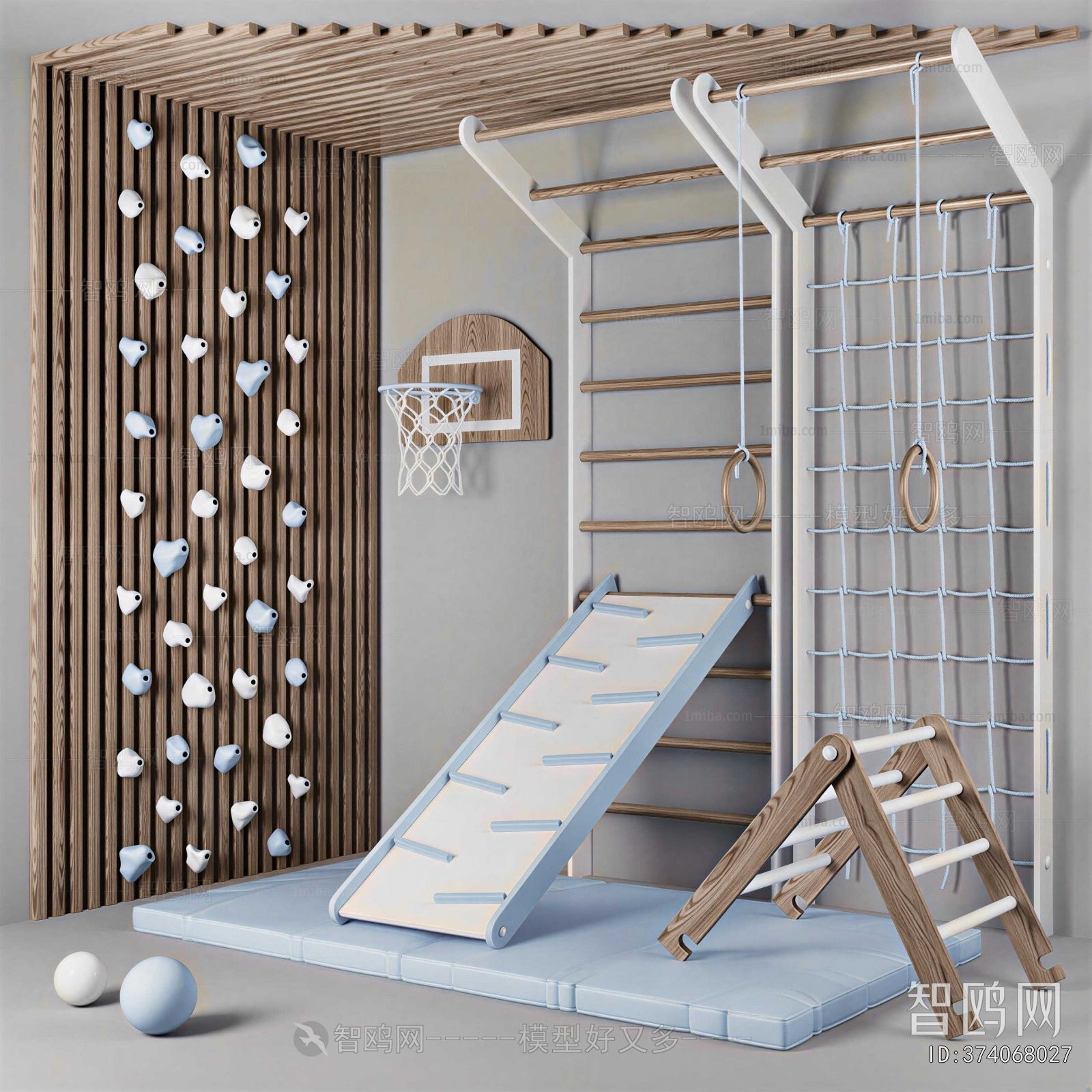 Modern Children's Room Activity Room