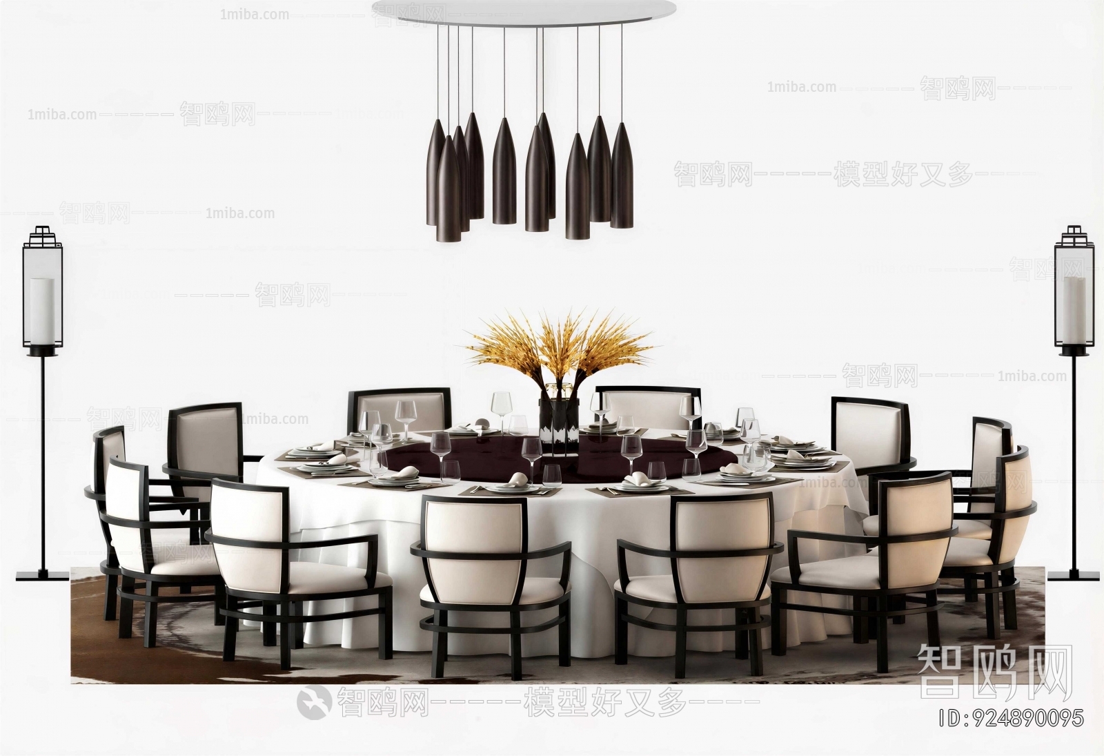 New Chinese Style Dining Table And Chairs