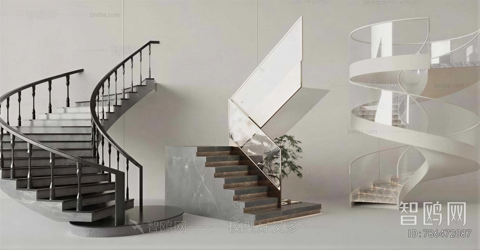 Modern Rotating Staircase