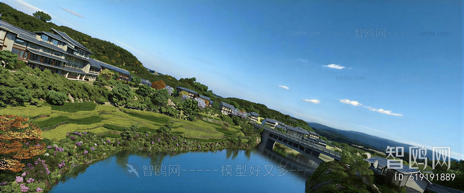 Chinese Style Architectural Bird's-eye View Planning