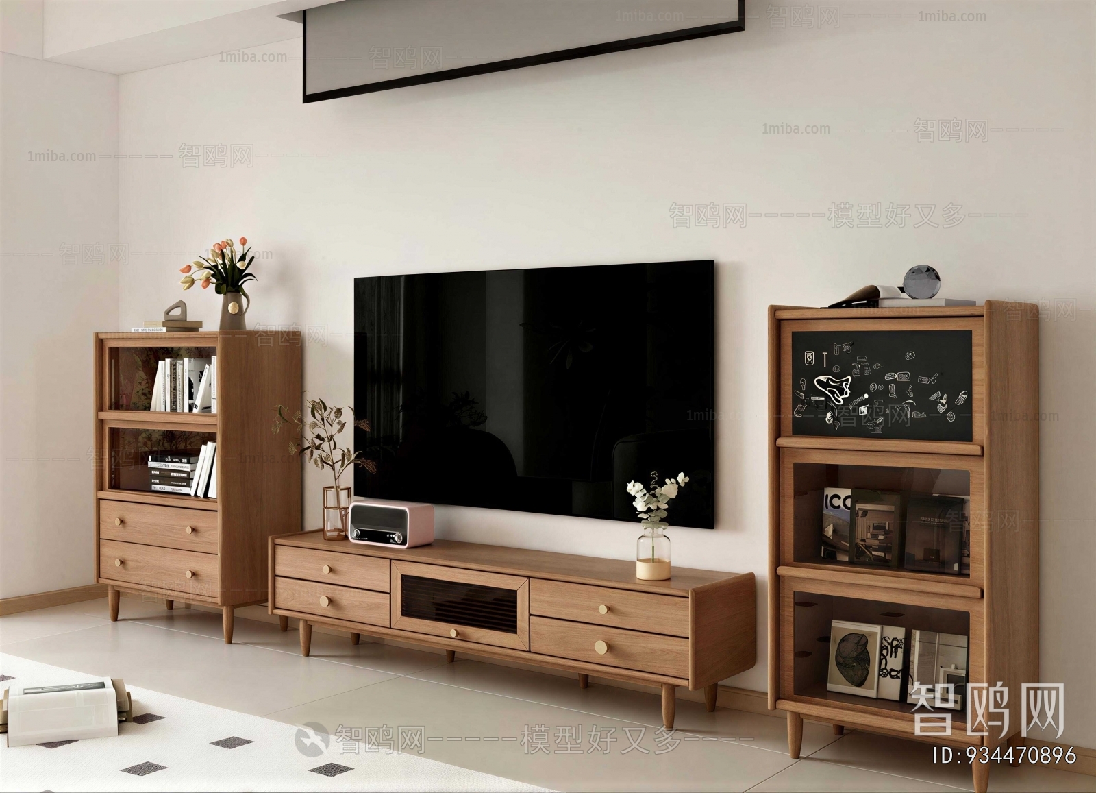 Nordic Style TV Cabinet