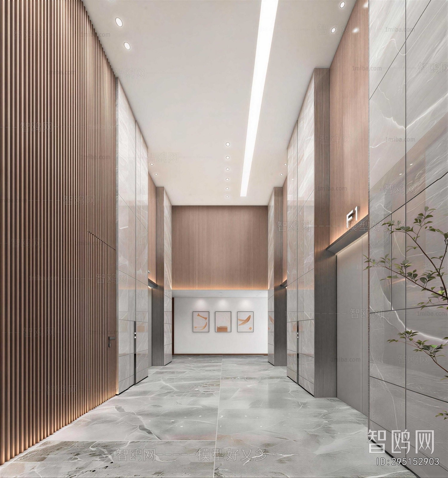 Modern Corridor Elevator Hall