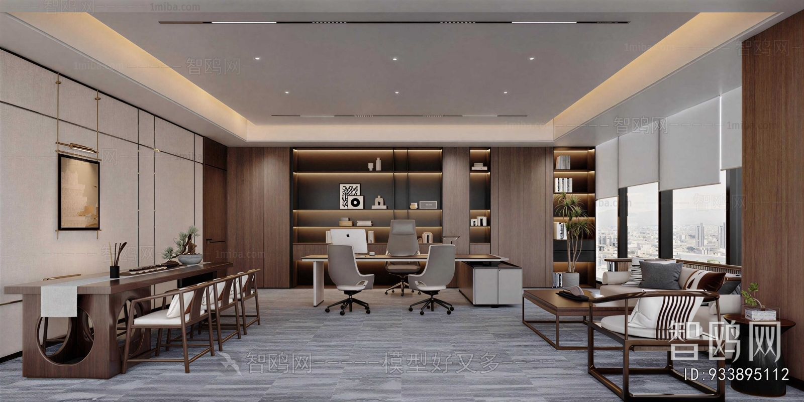New Chinese Style Manager's Office