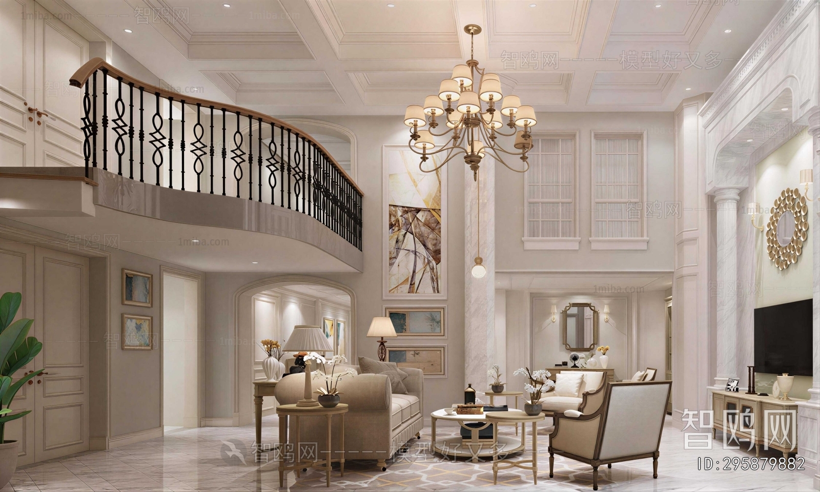 American Style A Living Room