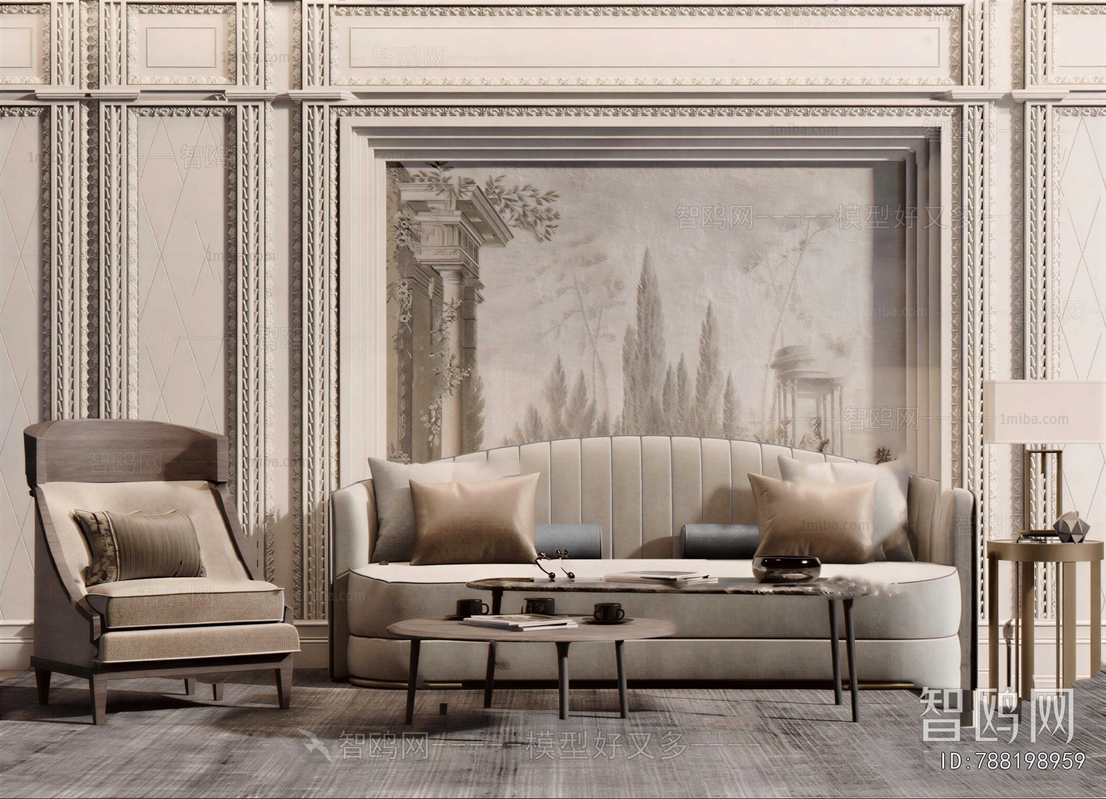 French Style A Living Room
