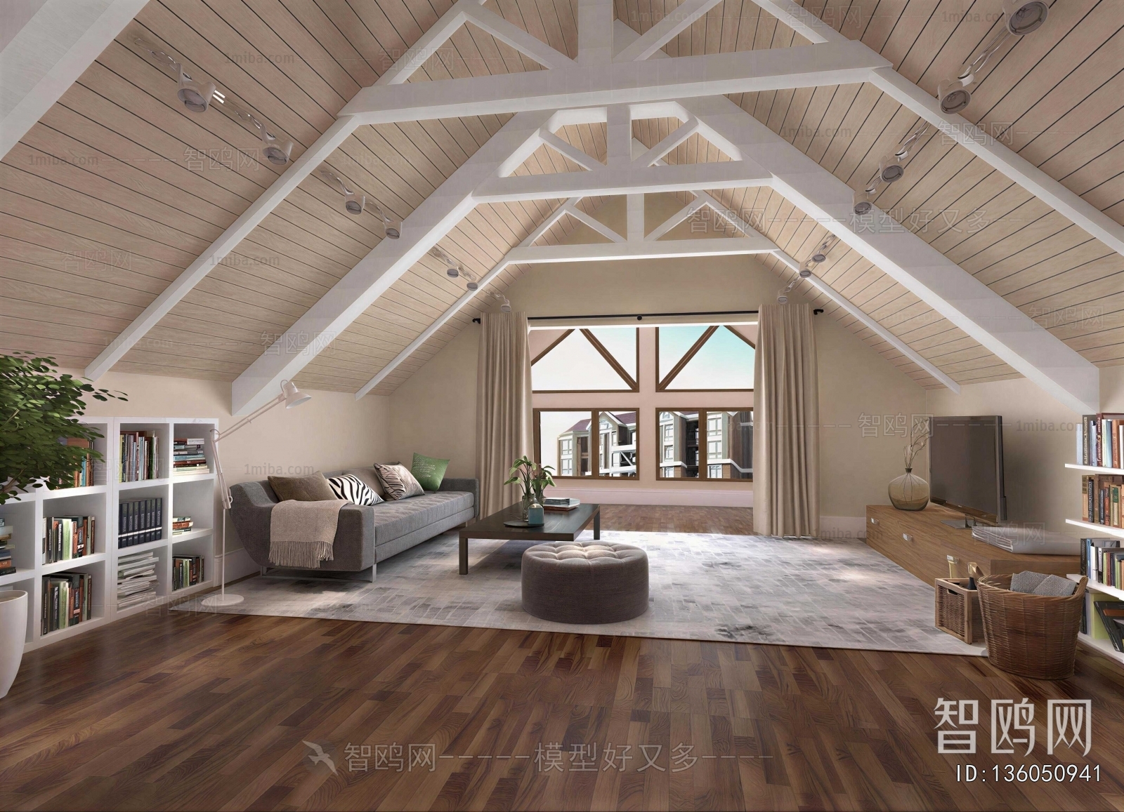 Wabi-sabi Style A Living Room