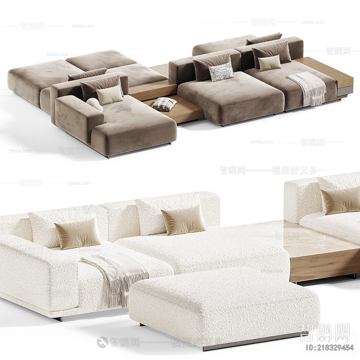 Modern Multi Person Sofa