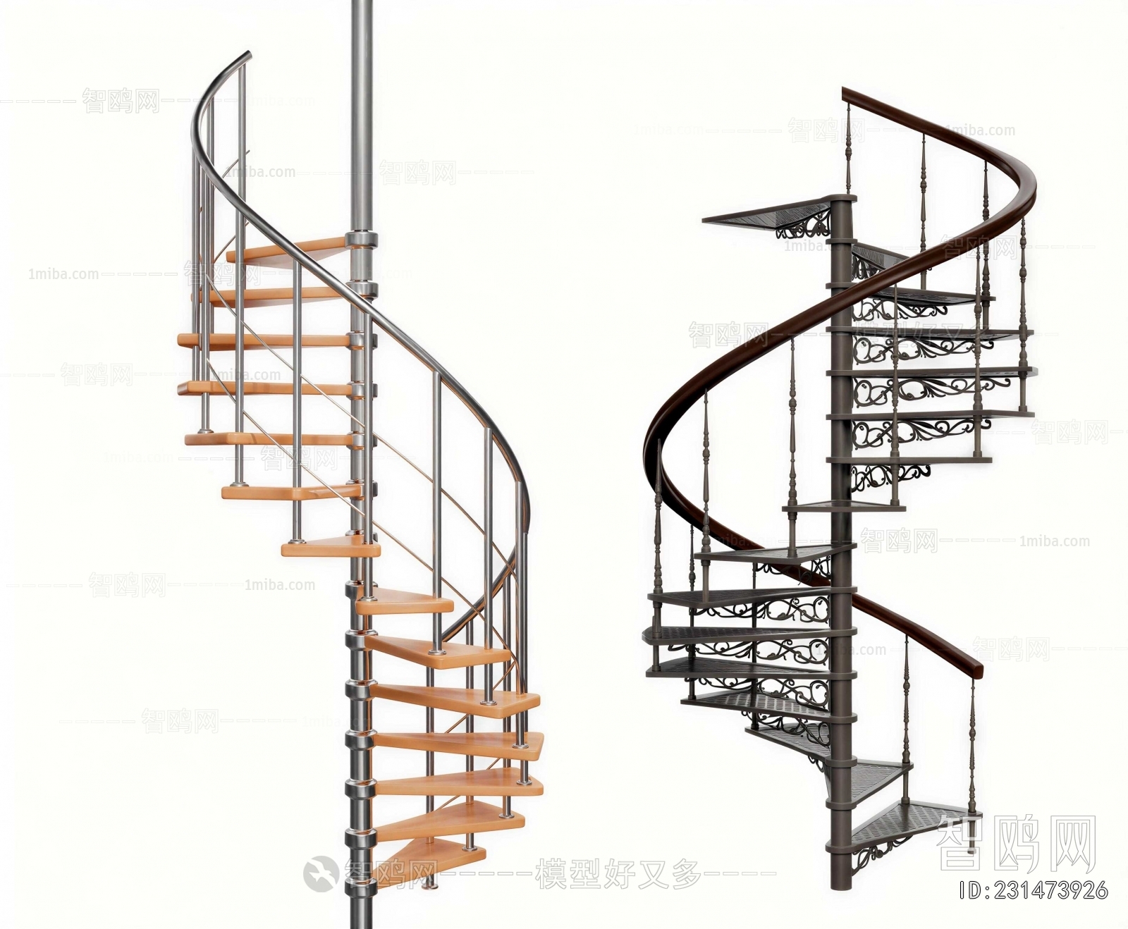 Modern Stair Balustrade/elevator