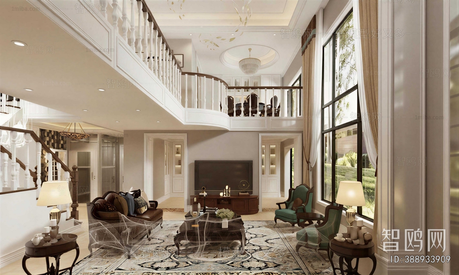 American Style A Living Room