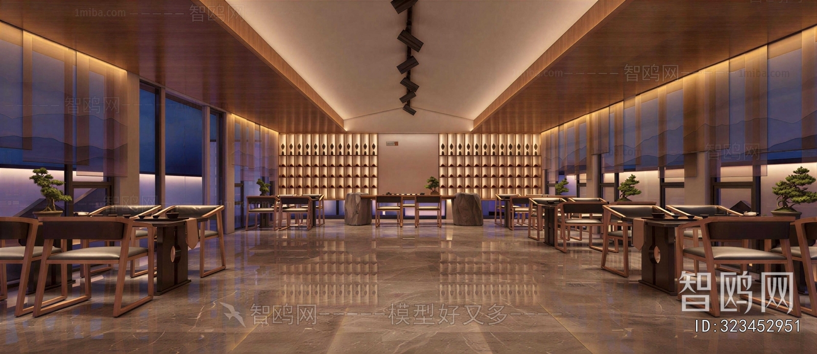 New Chinese Style Teahouse Tea House