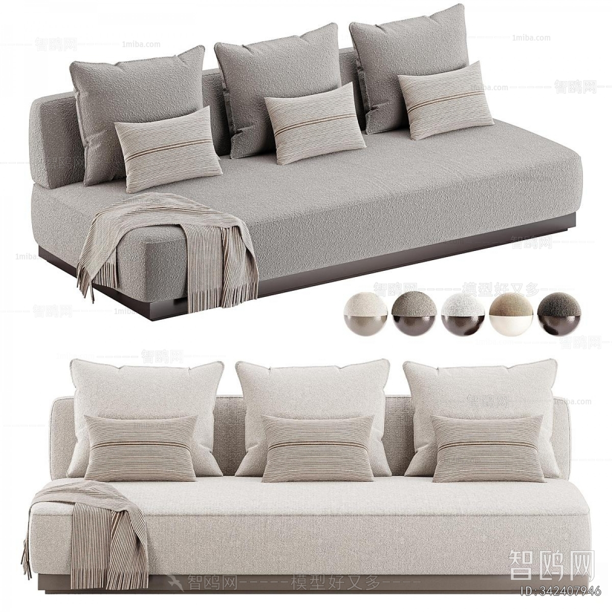 Modern Three-seat Sofa