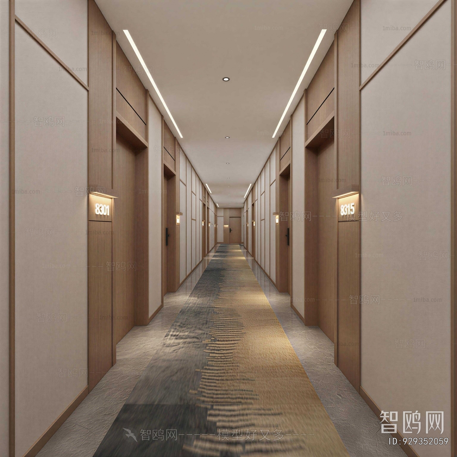 New Chinese Style Corridor